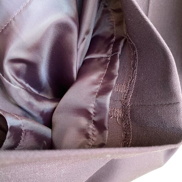PURE Collection Tailored Ankle Trouser Pants Size 14-16 US Fig Purple Lined NEW - Picture 7 of 12
